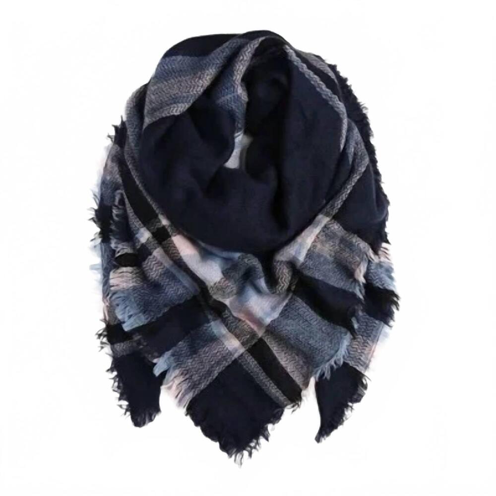 NEW KANCAN women's warm me up scarf in navy